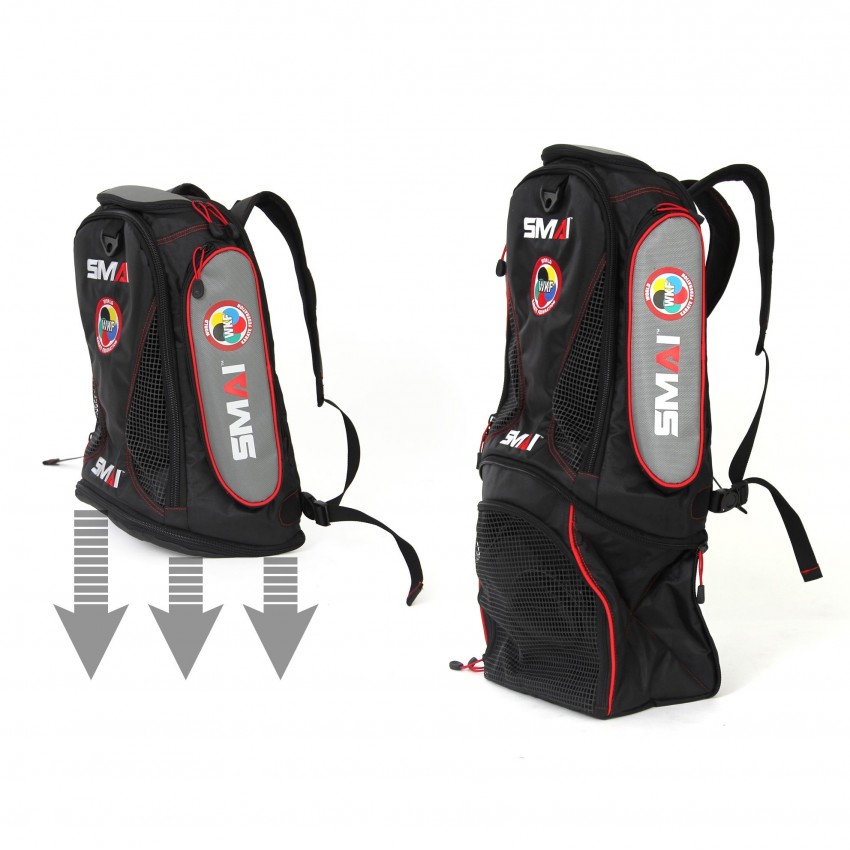 Рюкзак WKF PERFORMANCE BACKPACK | чорно-червоний | SMAI BP-PER1