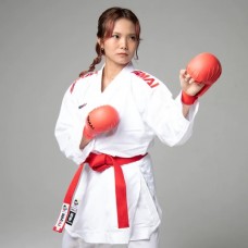 Кімоно для куміте SMAI INAZUMA GI з червоною вишивкою на плечах | БІЛЕ | SMAI U-INAZ 