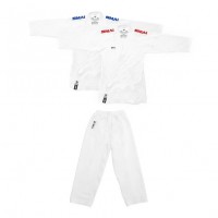 КОМПЛЕКТ КІМОНО (2 КУРТКИ ТА 1 ШТАНИ) "JIN KUMITE GI ELITE" PREMIER LEAGUE | БІЛЕ | SMAI AS-034PACK