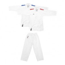 КОМПЛЕКТ КІМОНО (2 КУРТКИ ТА 1 ШТАНИ) "JIN KUMITE GI ELITE" PREMIER LEAGUE | БІЛЕ | SMAI AS-034PACK