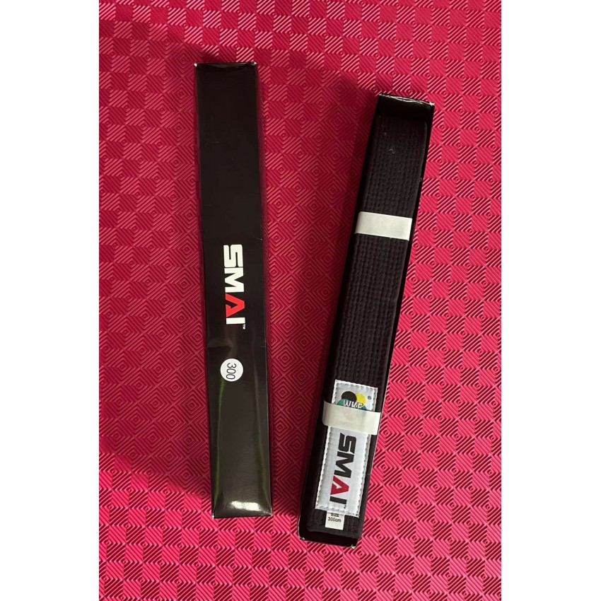 Пояс для кимоно Smai Premium Version WKF | Черный | SMAI SM B005BWKF