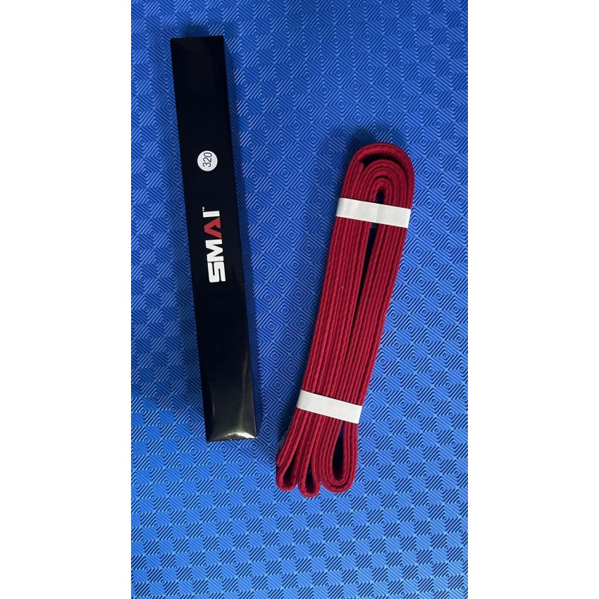 Пояс для кимоно Smai Premium Version WKF | Красный | SMAI SM B005RWKF