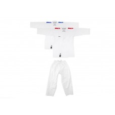 Комплект кімоно (2 куртки та 1 штани) SMAI Pro Fighter Kumite WKF Approved | білий | AS-054PACK