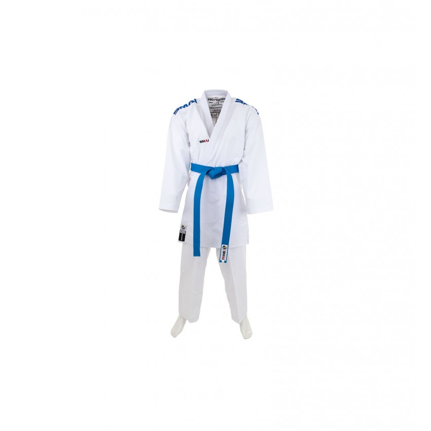Комплект кімоно (2 куртки та 1 штани) SMAI Pro Fighter Kumite WKF Approved | білий | AS-054PACK