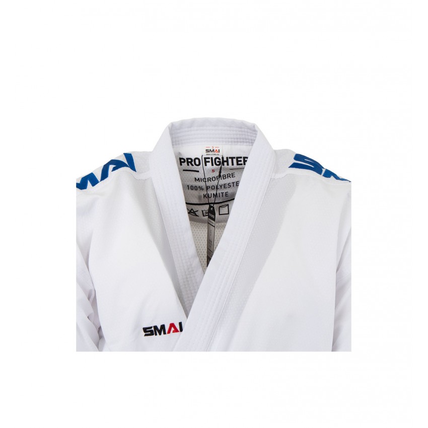 Комплект кімоно (2 куртки та 1 штани) SMAI Pro Fighter Kumite WKF Approved | білий | AS-054PACK
