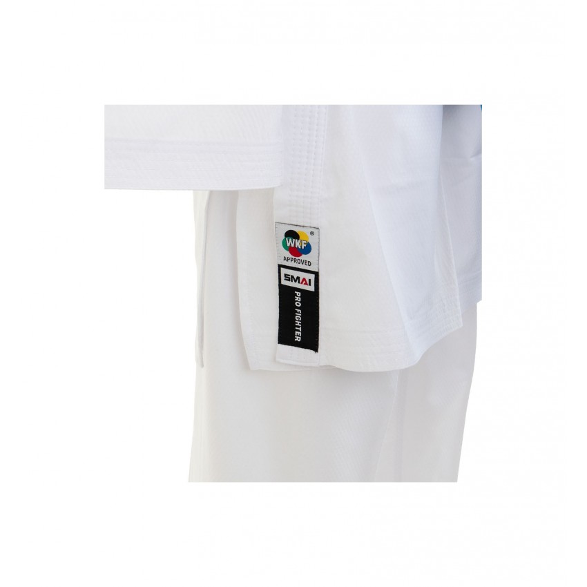 Комплект кімоно (2 куртки та 1 штани) SMAI Pro Fighter Kumite WKF Approved | білий | AS-054PACK