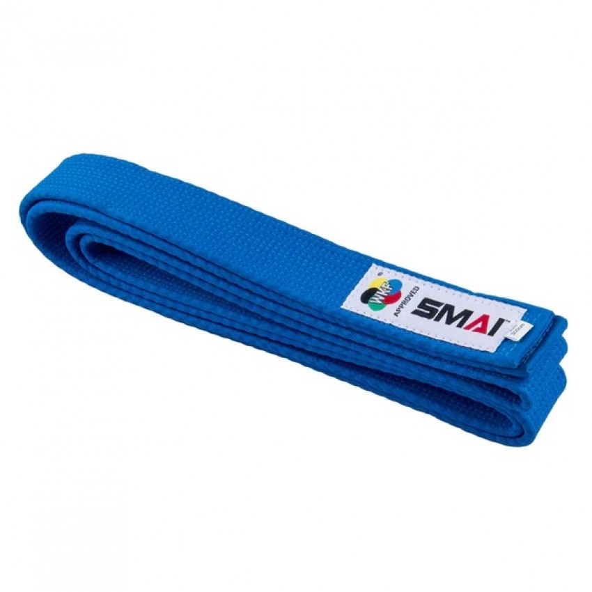 Пояс Smai High Quality Version WKF | голубой | SM B004UWKF