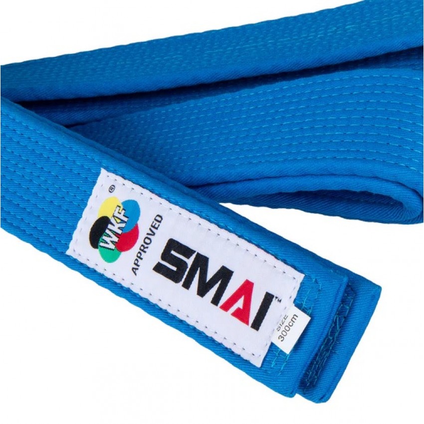 Пояс Smai High Quality Version WKF | голубой | SM B004UWKF