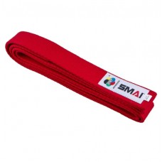 Пояс Smai High Quality Version WKF | червоний | SM B004RWKF