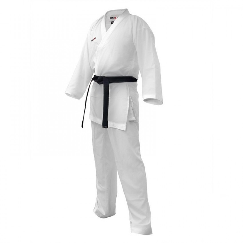 Кімоно "PRO FIGHTER KUMITE GI" з ліцензією WKF | біле | SMAI AS-054