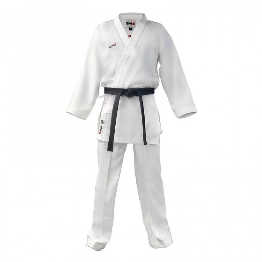 Кімоно "PRO FIGHTER KUMITE GI" з ліцензією WKF | біле | SMAI AS-054