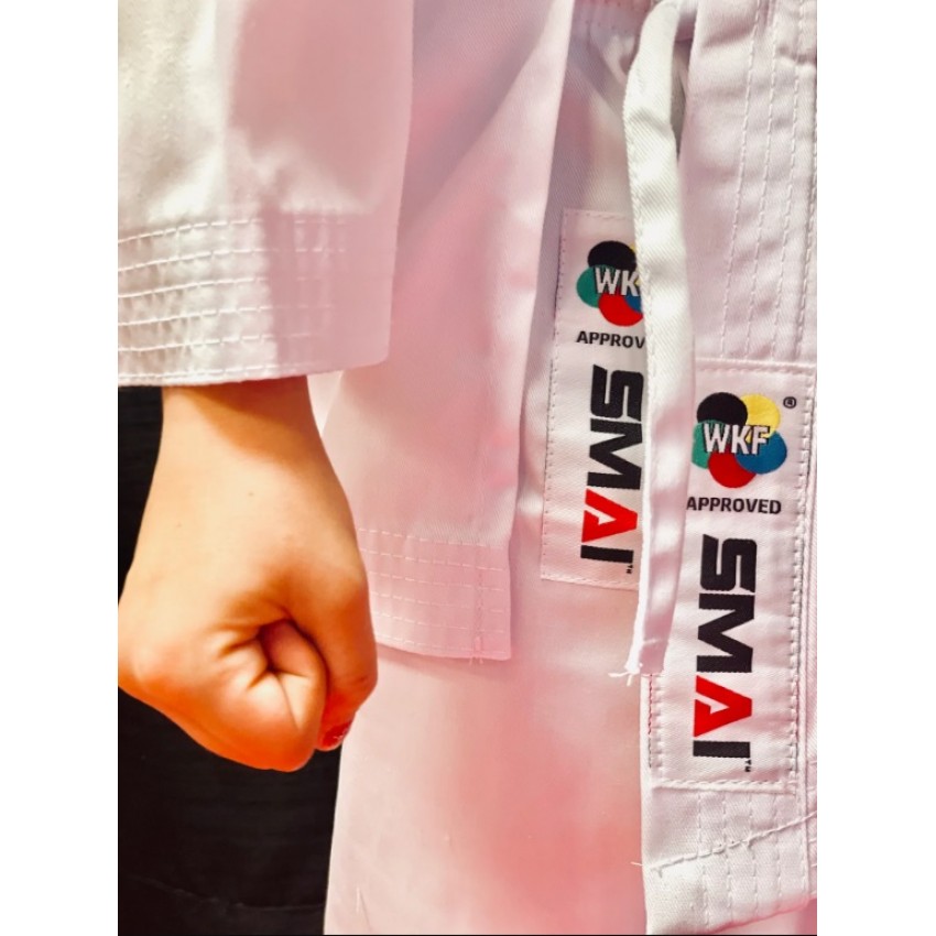 Кімоно для карате "STUDENT GI" з ліцензією WKF | біле | SMAI AS-003WKF