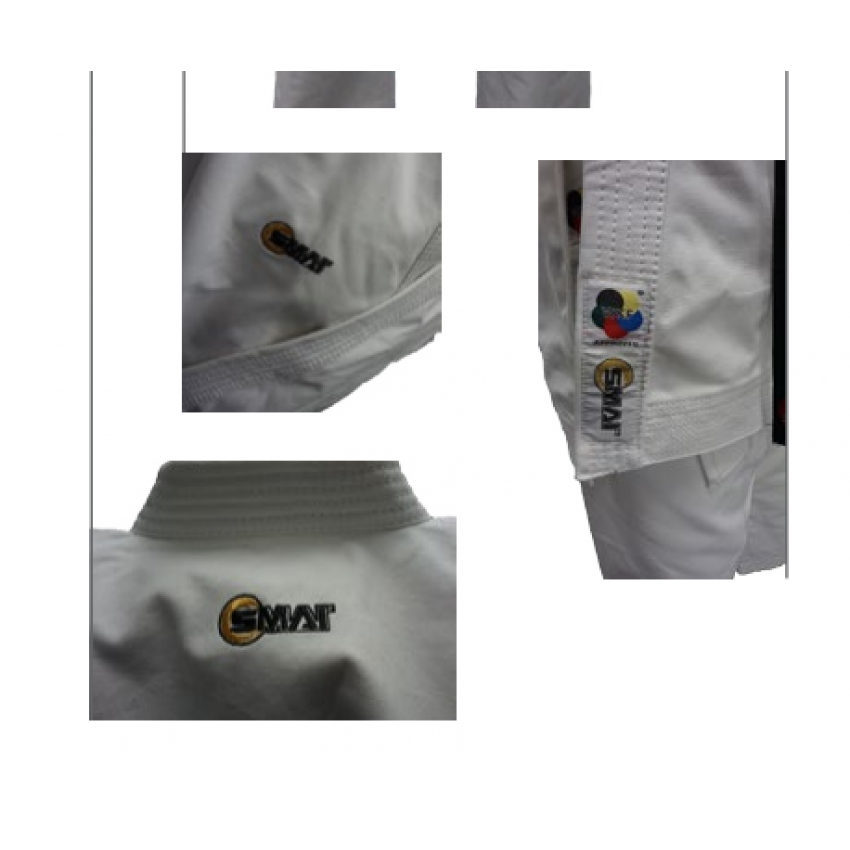 Кімоно для карате "GOLD KATA GI" 14 OZ з ліцензією WKF | біле | SMAI SX-KATA-GOLD
