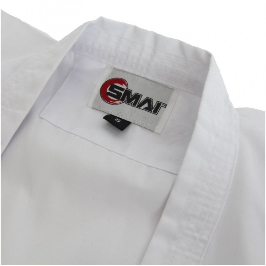 Кімоно для карате "ECONOMY GI" з ліцензією WKF | біле | SMAI AS-003EWKF